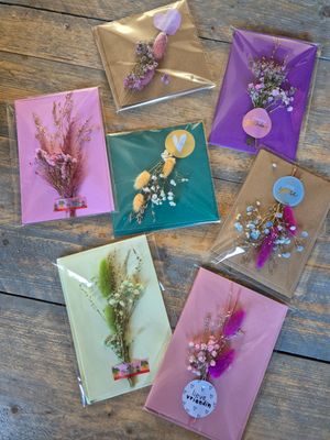 Handmade kaartenset 5 stuks