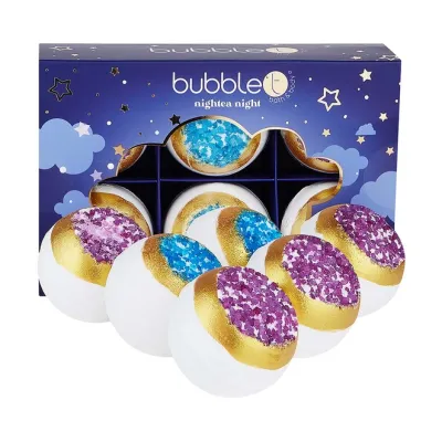 Nightea Night Geode Bath Bomb cadeauset (6 x 100 g)