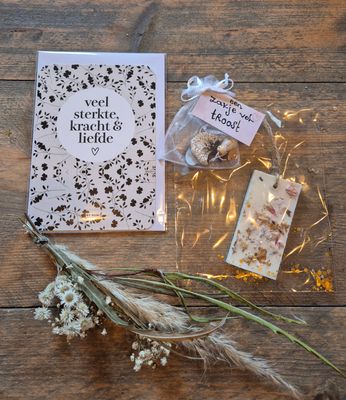 veel sterkte kracht en liefde brievenbus cadeau