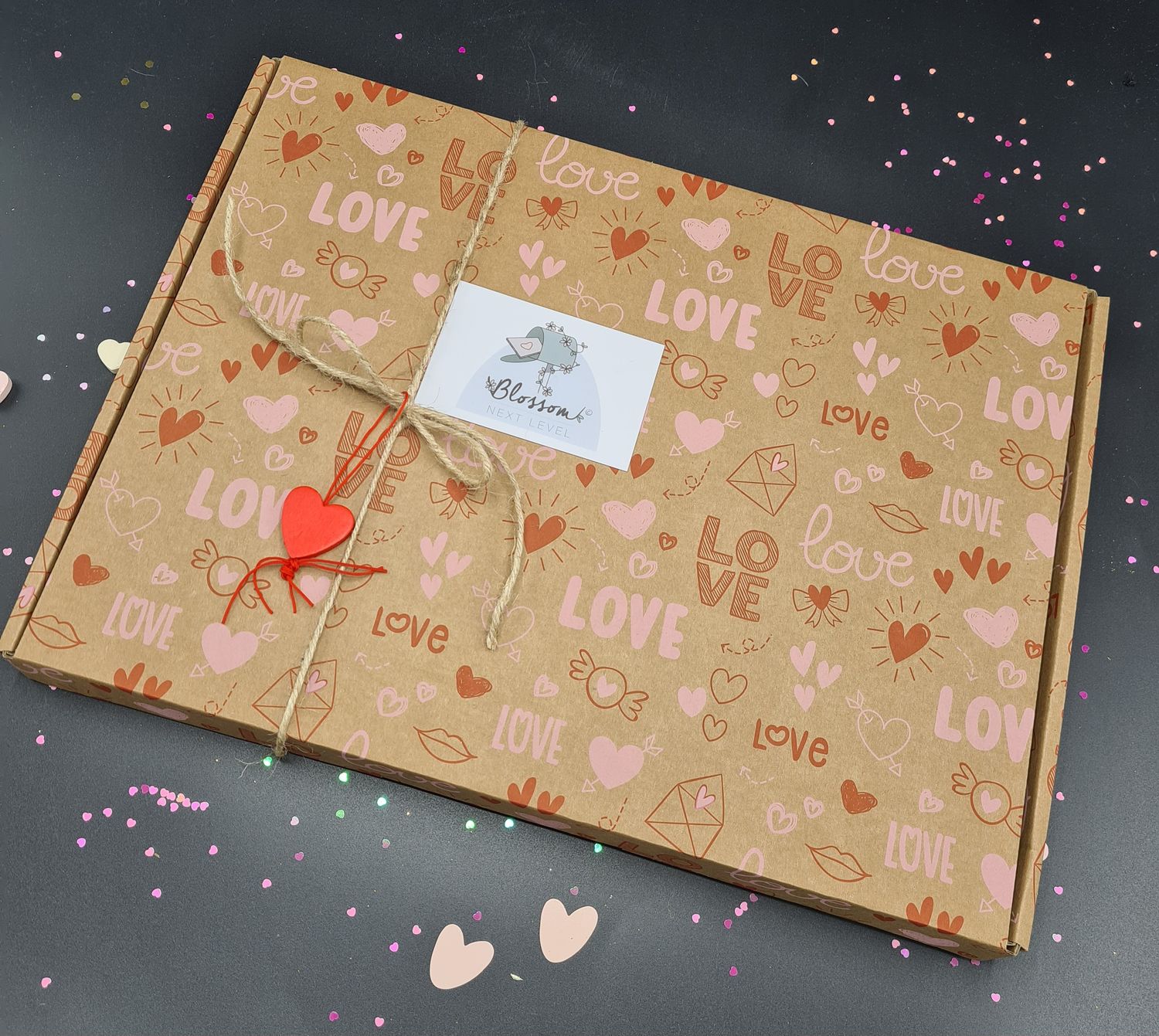 stel je eigen love brievenbus cadeau samen