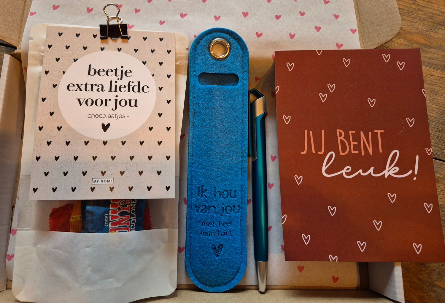 brievenbus cadeau beetje extra liefde