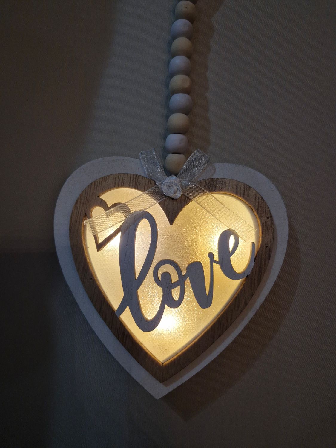 Led harten hanger love