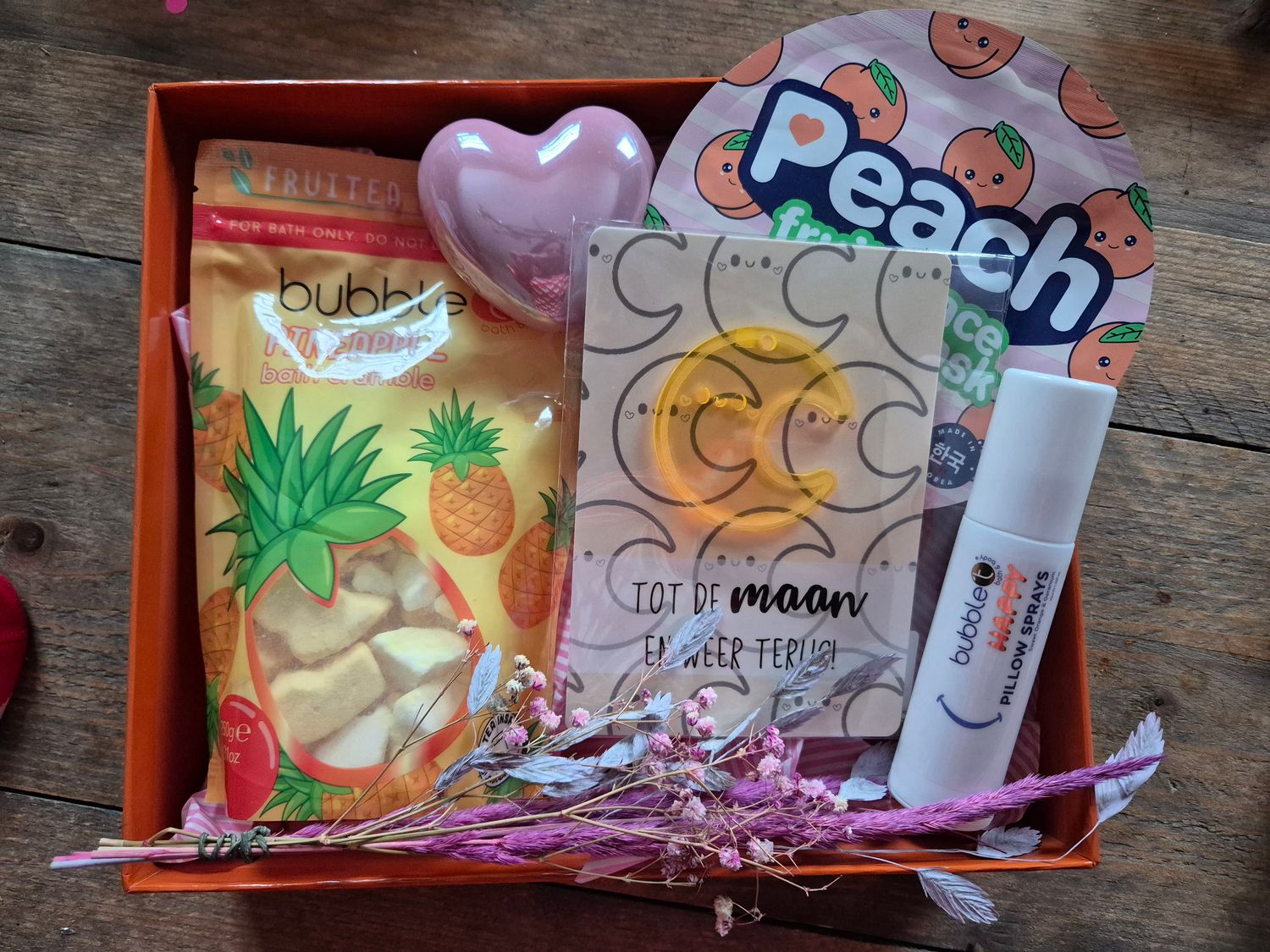 tot de maan en terug cadeau set