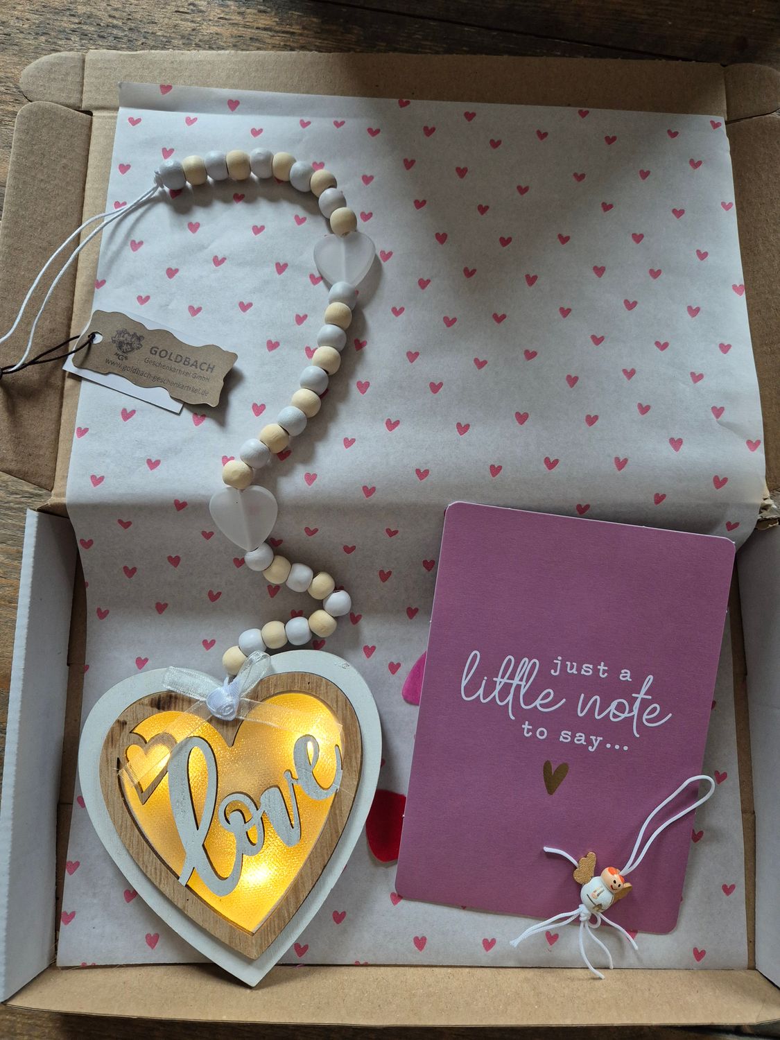 Just a little note to say.... brievenbus cadeau