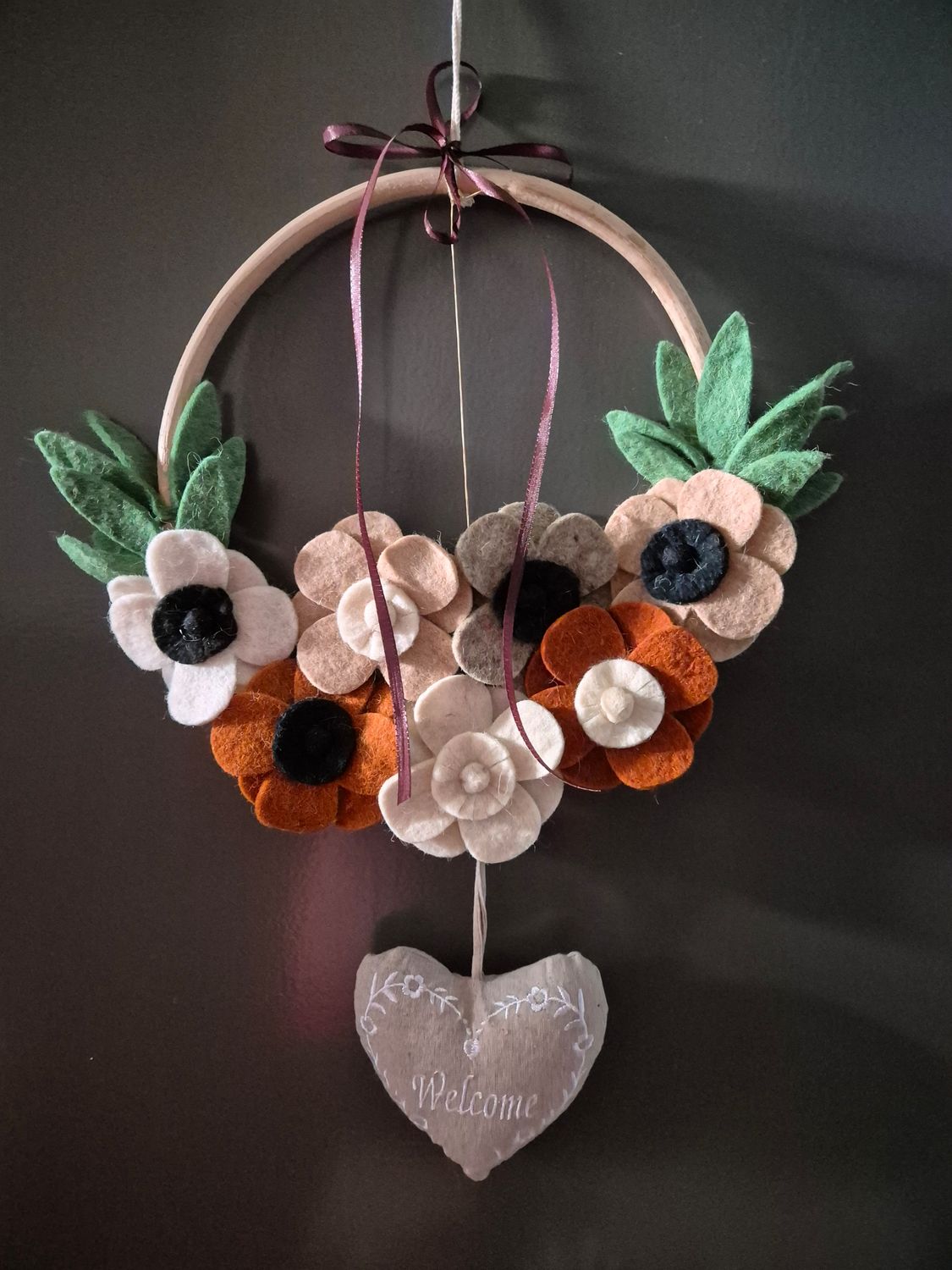 Bloemen deurkrans kidsdepot
