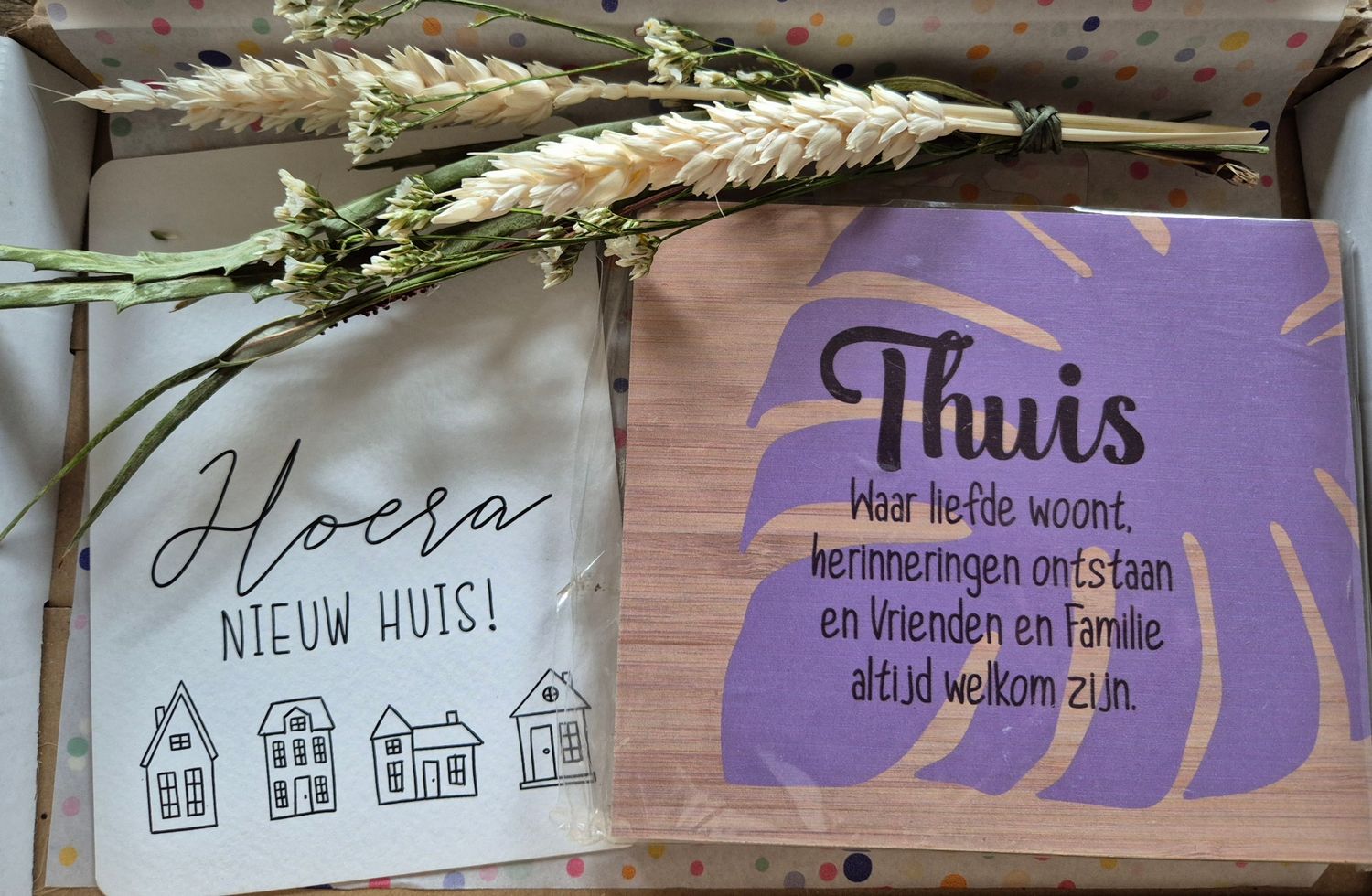 Nieuw huis brievenbus cadeau