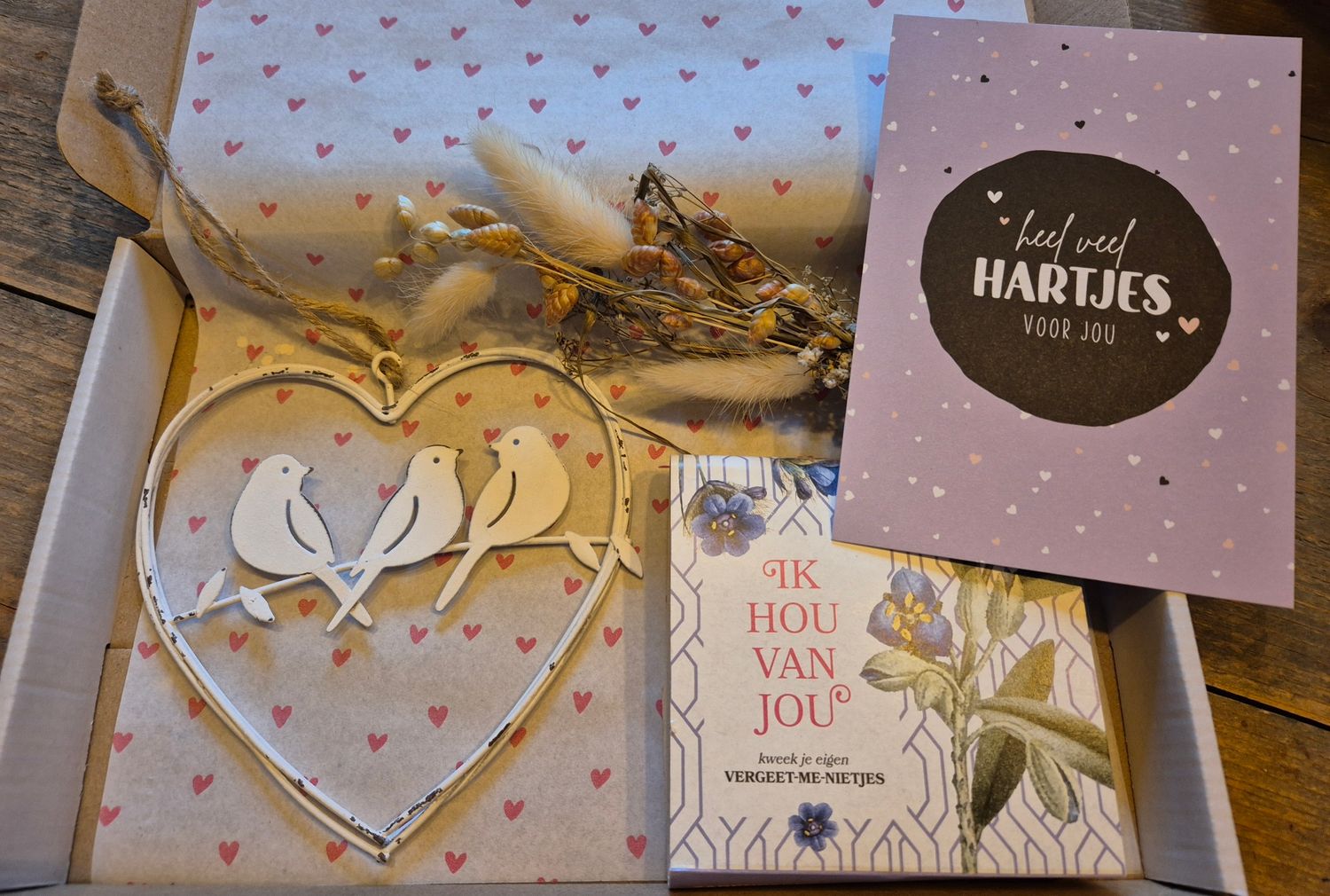 Heel veel hartjes voor jou brievenbus cadeau