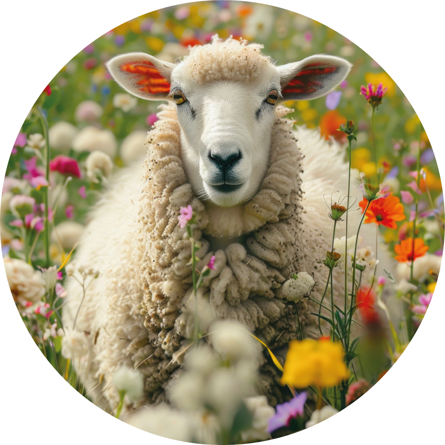 wooncirkel Sheap in flowers