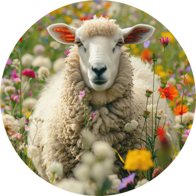 wooncirkel Sheap in flowers