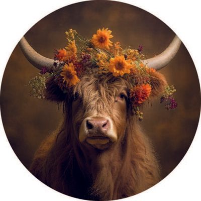 Wooncirkel Highlander met bloemen