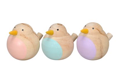 Houten vogel set 3 stuks
