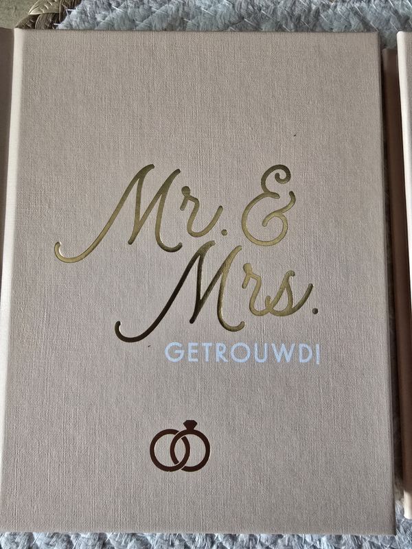Mr. & Mrs. getrouwd!