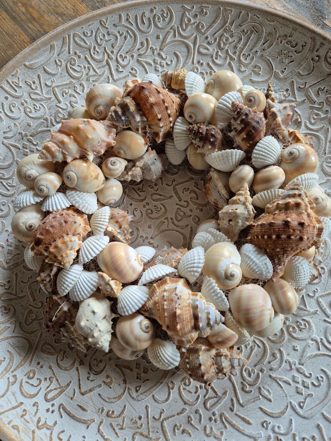 mooie schelpen krans