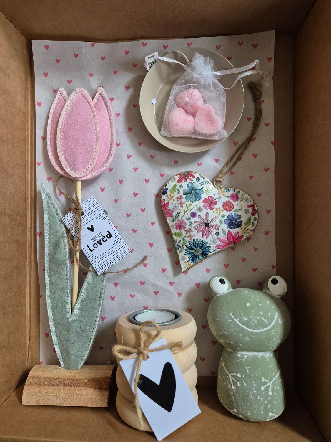 Opkikker en happy flower giftbox