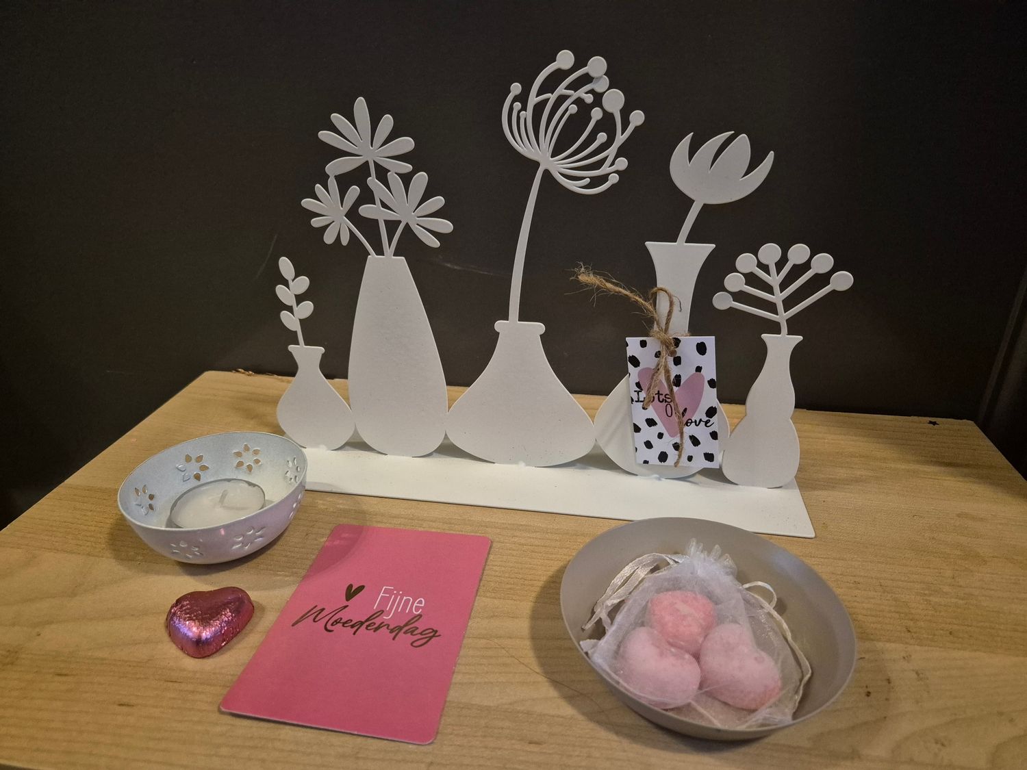 bloemen en amber cadeau gift box