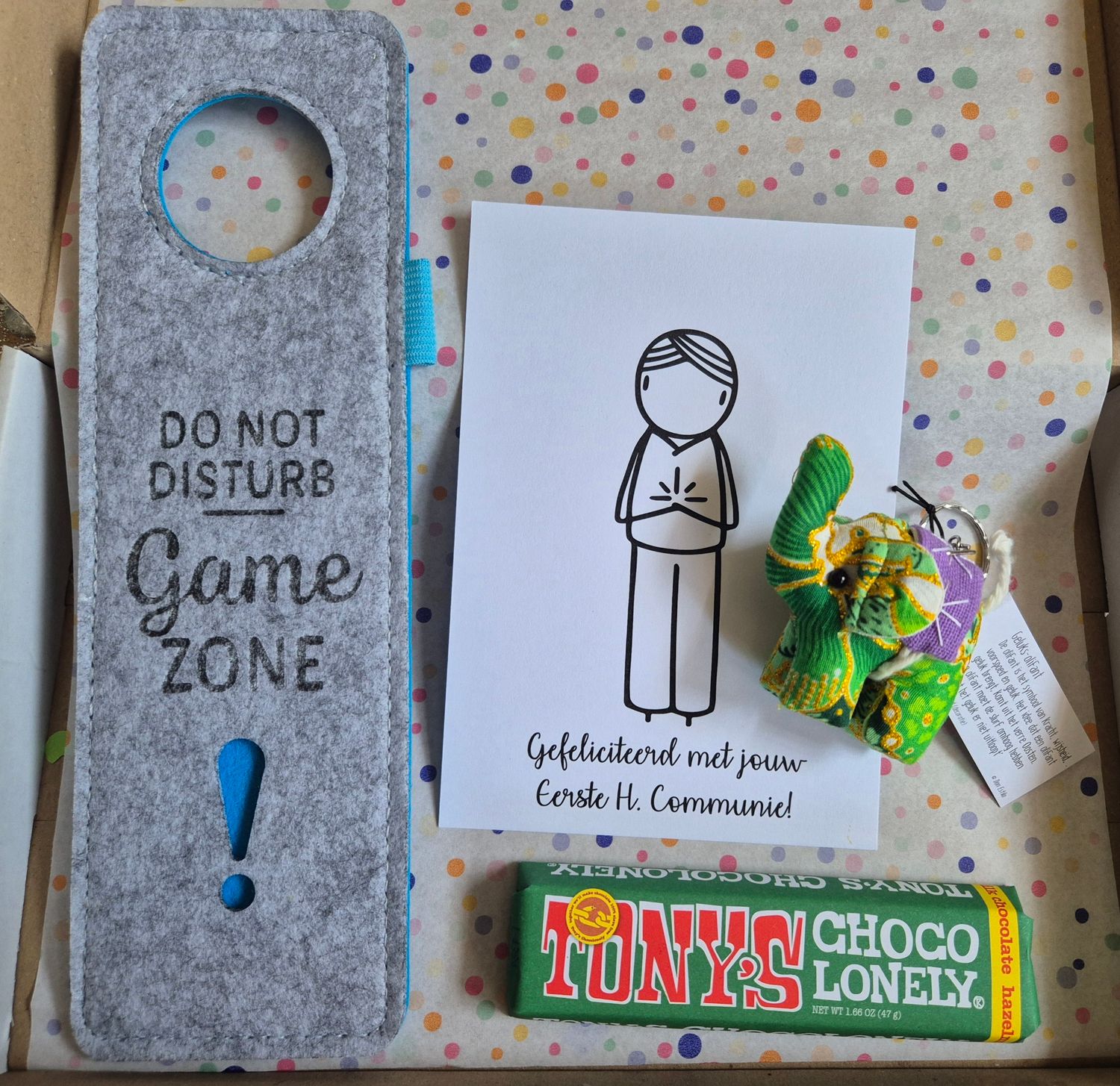 gefeliciteerd met je communie brievenbus cadeau
