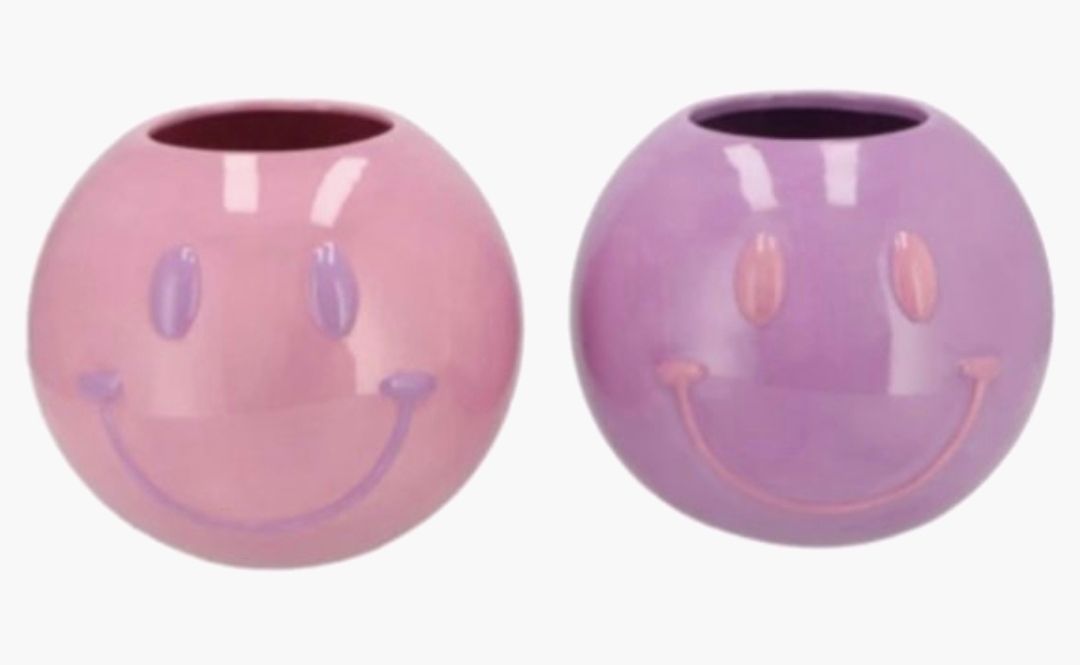 Smiley vaasjes set