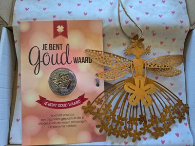 Jij bent goud waard brievenbuscadeau Jij bent goud waard brievenbuscadeau