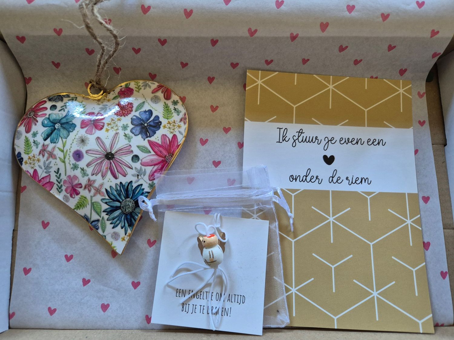 Hart onder de riem ❤️ brievenbuscadeau