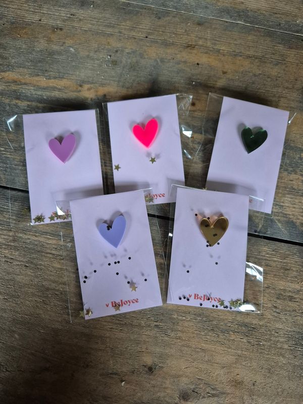 Hartjes pins van be joyce