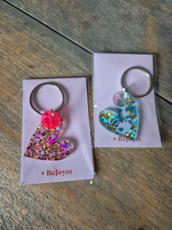 Hartjes  sleutelhanger van be joyce