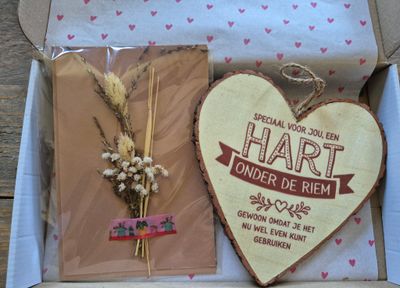 Groot hart onder de riem brievenbus cadeau