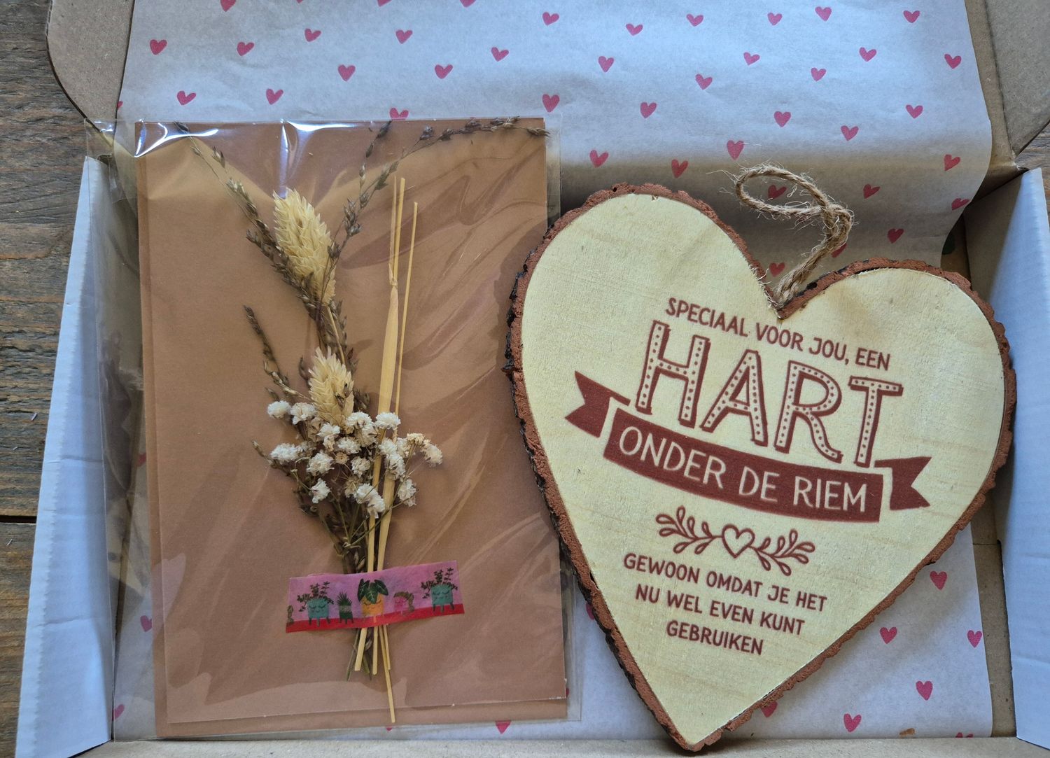 Groot hart onder de riem brievenbus cadeau