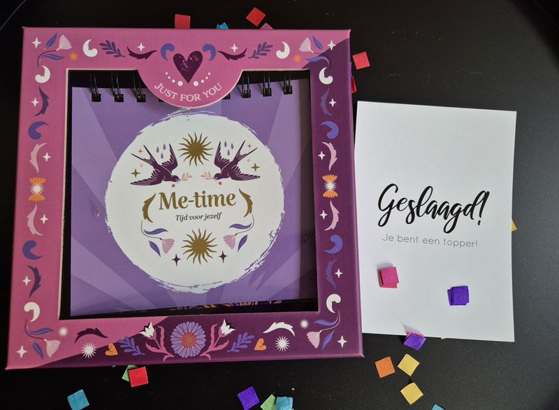 Yesss geslaagd me-time brievenbuscadeautje