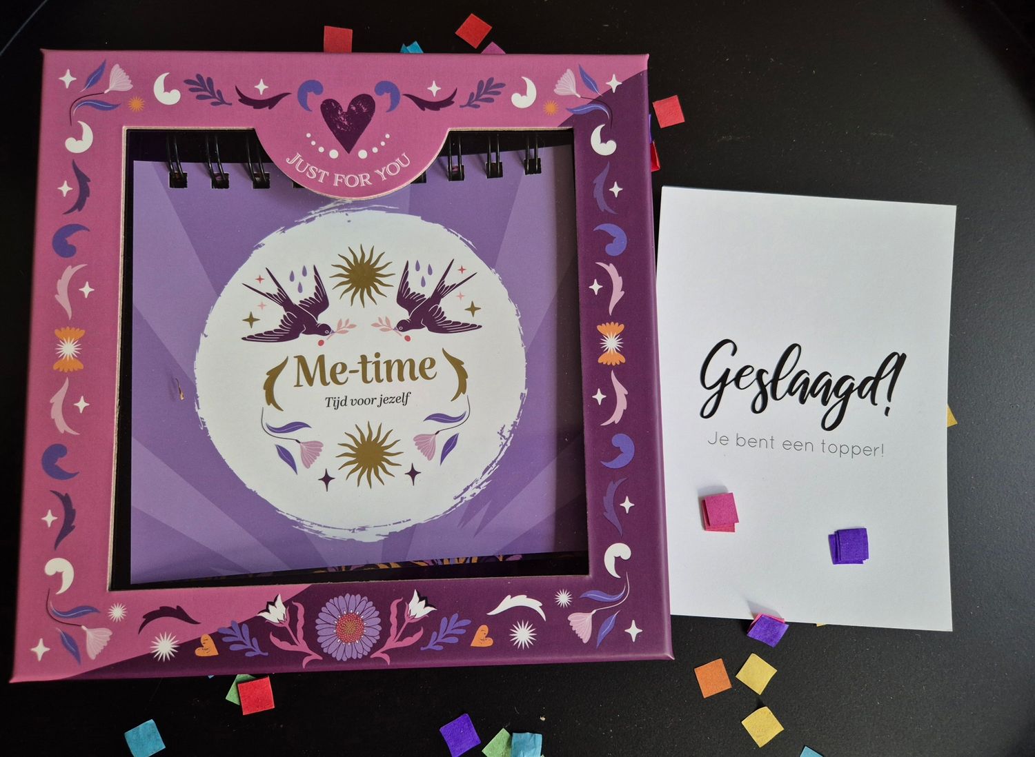 Yesss geslaagd me-time brievenbuscadeautje