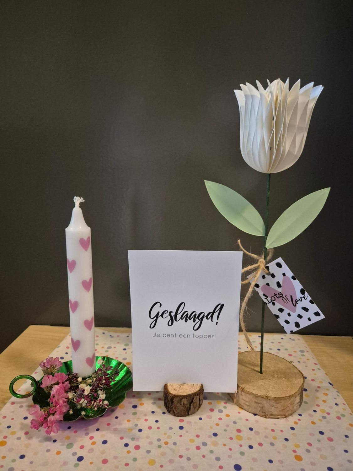 Geslaagd topper cadeauset