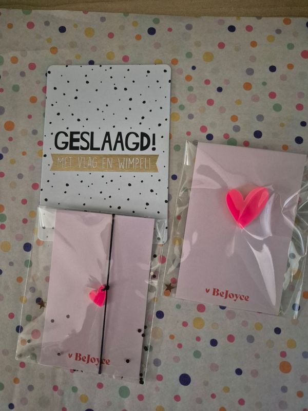 Yesss Geslaagd hartjes giftset