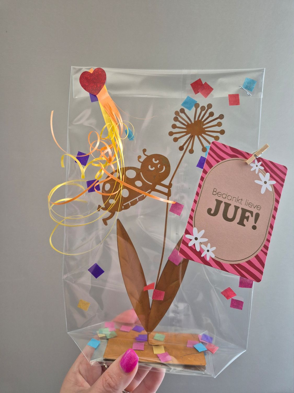 Bedankt lieve juf flower