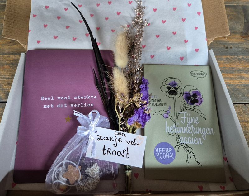 Heel veel sterkte brievenbus cadeau