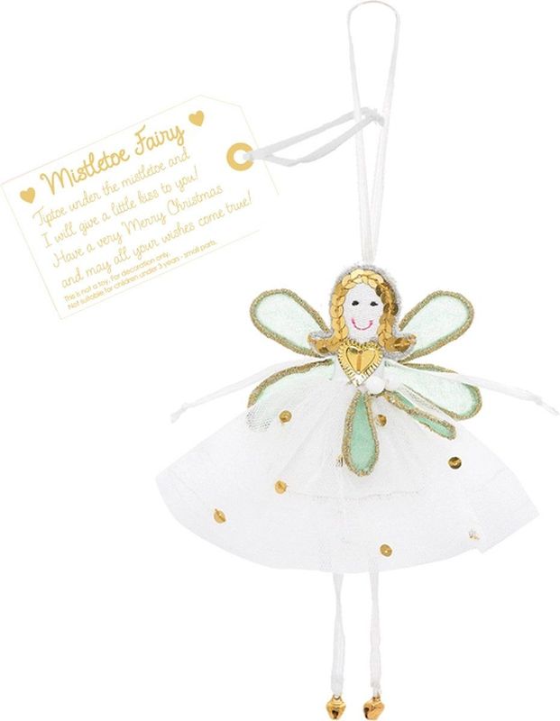 'Mistletoe Fairy' Fair Trade kerstversiering