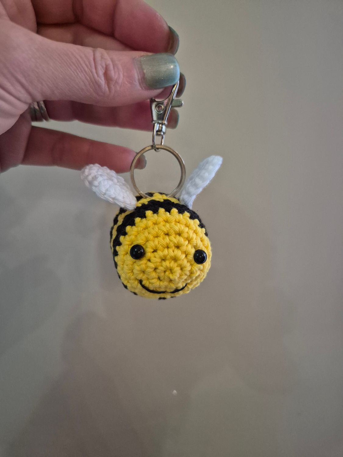 bij sleutelhanger handgemaakt