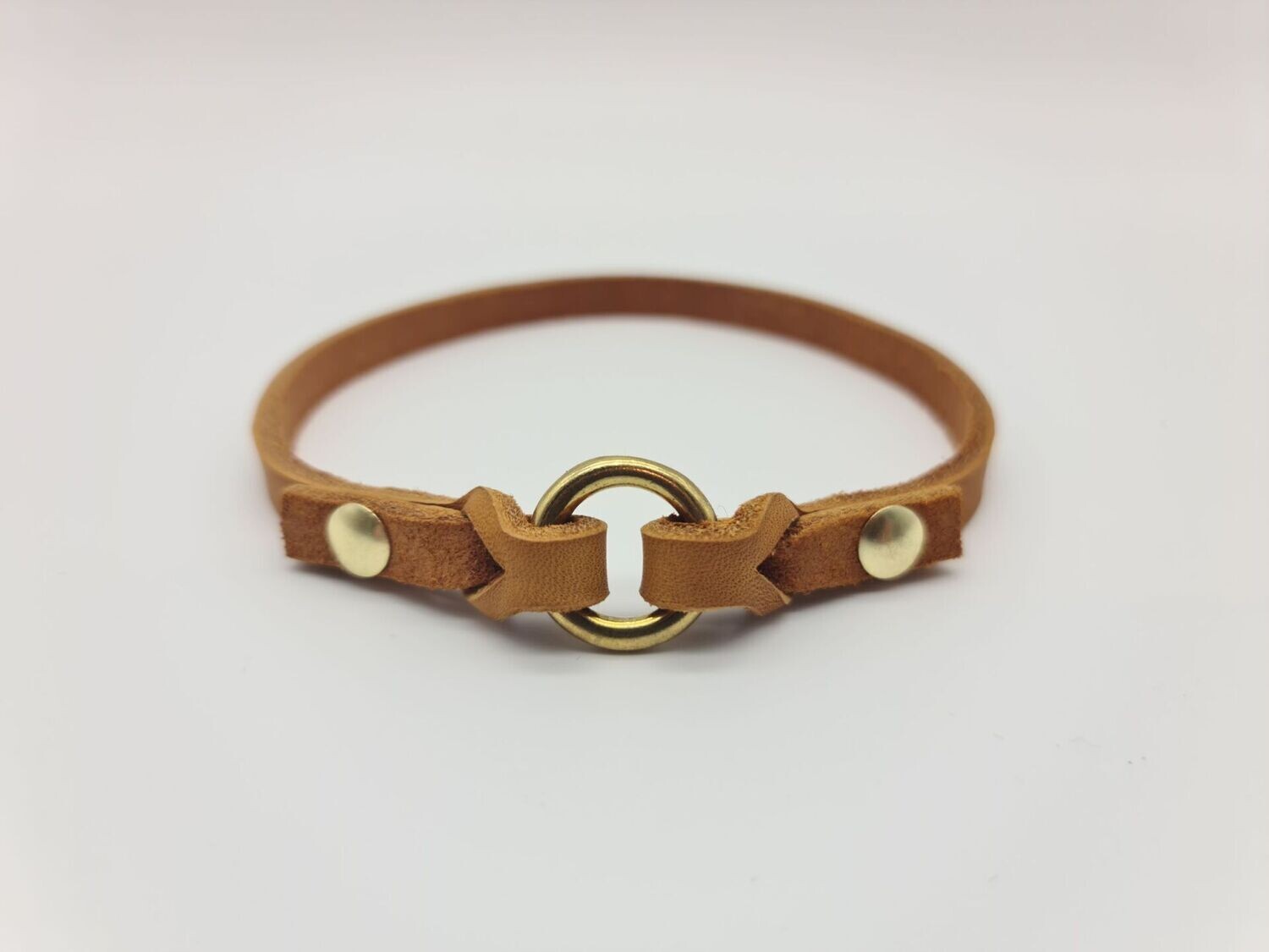 Markenhalsband Fettleder Markenhalsband Fettleder