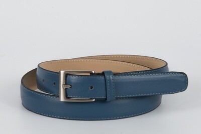 cintura vitello liscio jeans 3 cm