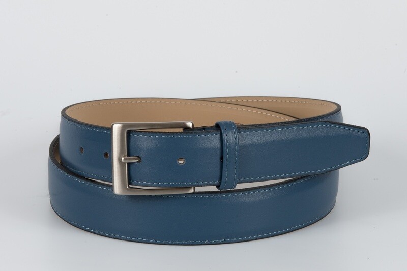 cintura vitello liscio jeans 3,5 cm