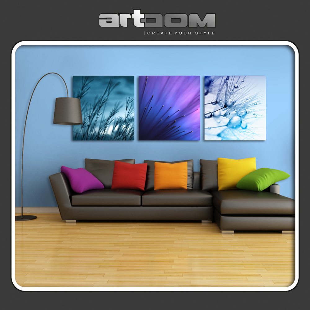 Цветни мотиви - Комплект картини