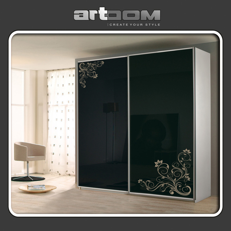 Флорален орнамент 01 - Стикер