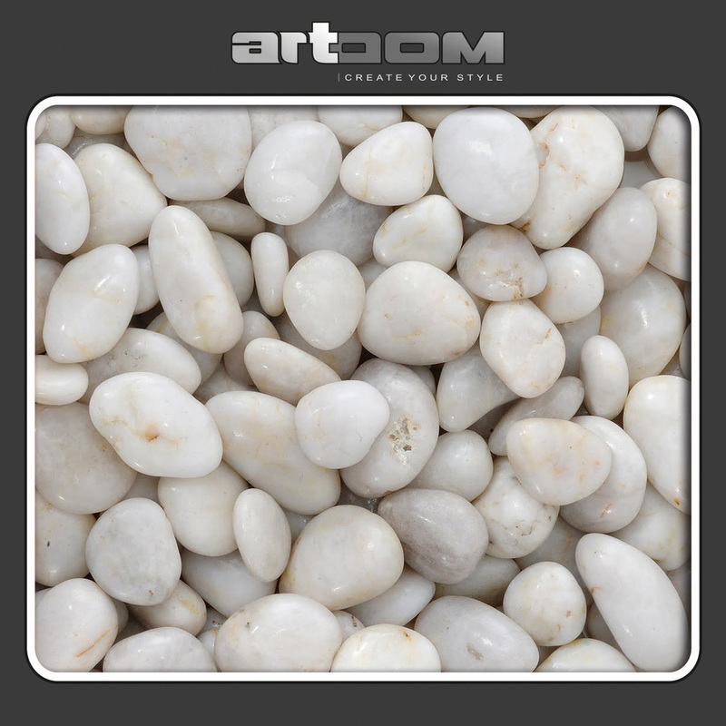 Бели камъни - Фототапет