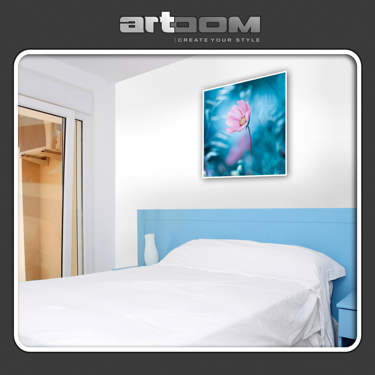 Розов цвят - Картина