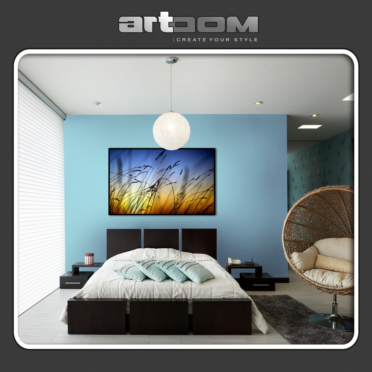 Полски залез - Картина