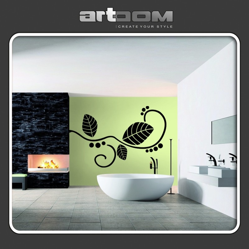 Флорален орнамент 05- Стикер