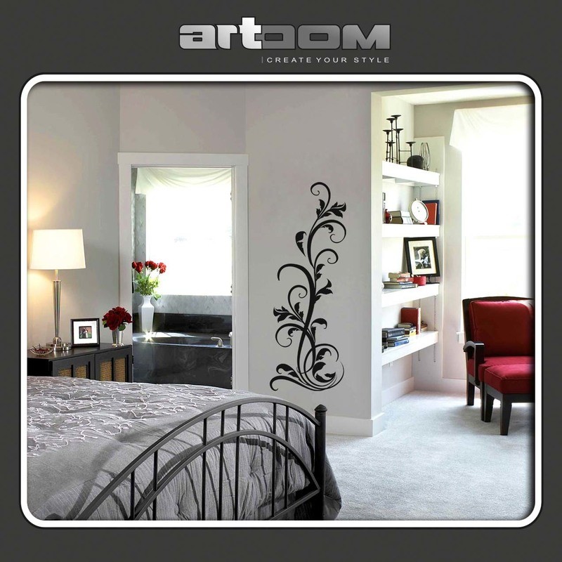 Флорален орнамент 03 - Стикер