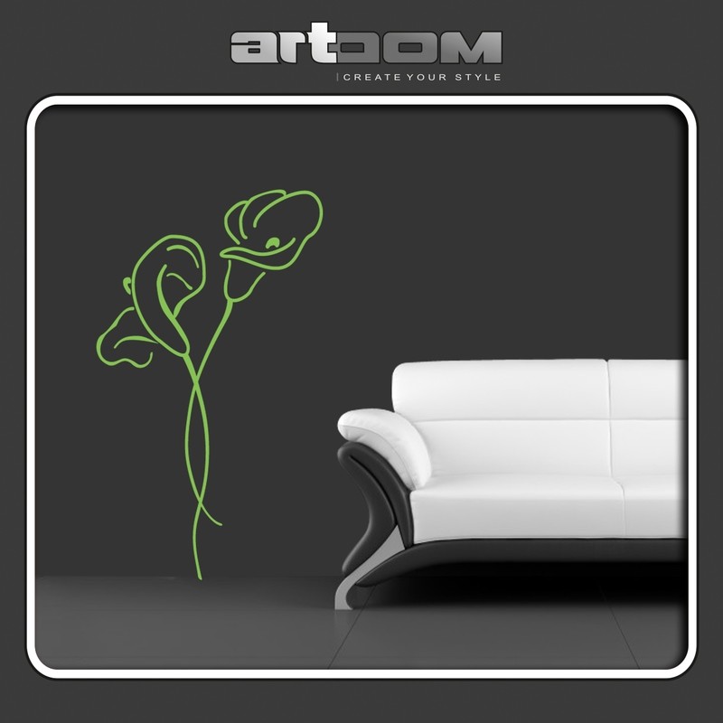 Цветя - Стикер