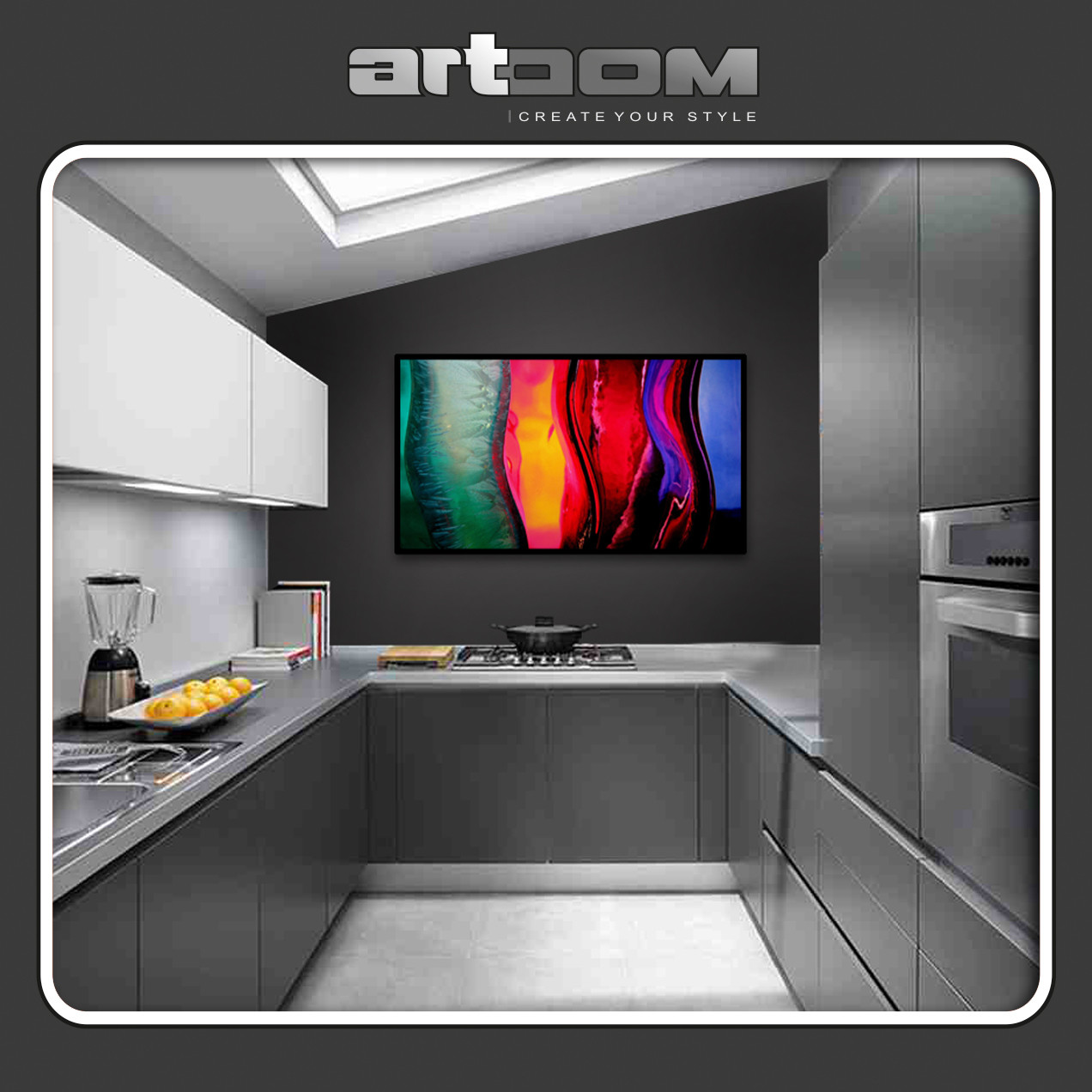 Цветно стъкло - Картина