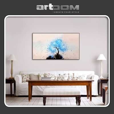 Синьо дръвче - Картина