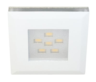 4008MINI, 12V, 1.7 watt - Mini LED Square surface puck - in 4 colors