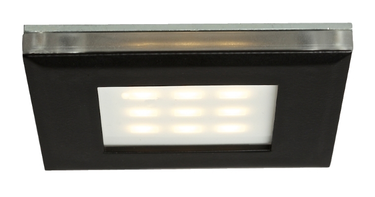 4008, 12V, 2.5 watt - LED Square surface puck - in 4 colors